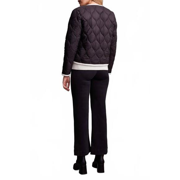 NEW TRIBAL long sleeve button front puffer jacket in black - Picture 5 of 5